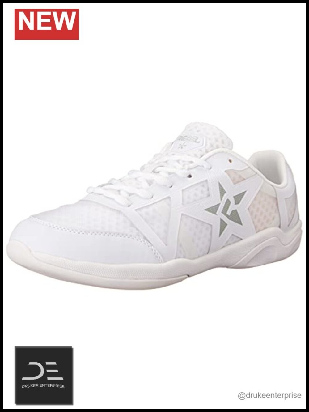 Cheer Shoes Athletic Low Top Lace-up Leather